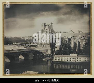 -Le Pavillon de Flore et le Jardin des Tuileries- Banque D'Images