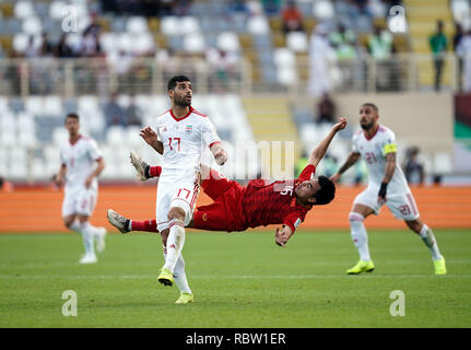Abu Dhabi, EAU. 12Th jan 2019. Pendant le Vietnam v l'Iran à l'Al-Nahyan Stadium à Abu Dhabi, Émirats arabes unis, AFC Asian Cup, championnat de football d'Asie. Ulrik Pedersen/CSM. Credit : Cal Sport Media/Alamy Live News Banque D'Images