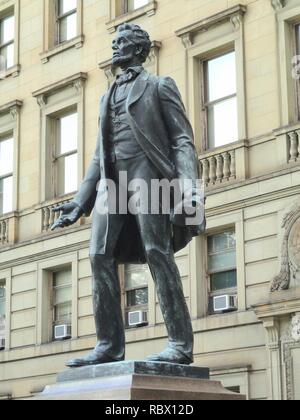 Abraham Lincoln par Max Kalish - Cleveland Municipal School District - DSC07954. Banque D'Images