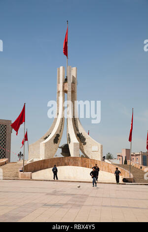 Monument National, la Place de la Kasba, Tunis, Tunisie, Afrique Banque D'Images