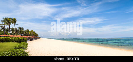 Plage de Geger paysage sur l'île de Bali en Indonésie Banque D'Images