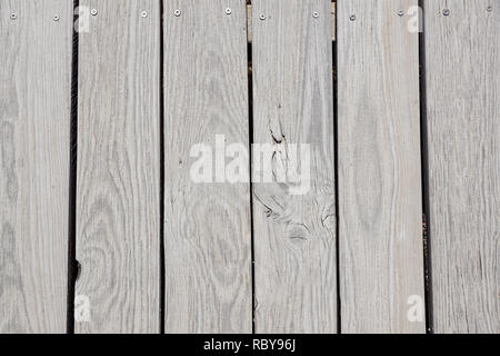 Promenade de la plage en bois avec du sable pour le fond ou la texture. Banque D'Images