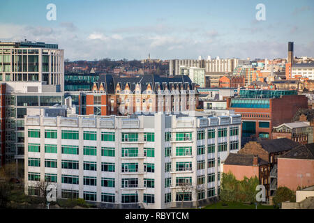 La ville de Leeds, West Yorkshire, Royaume-Uni Banque D'Images