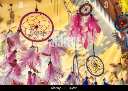 Purple dreamcatcher Banque D'Images