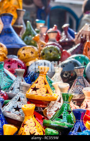 La poterie traditionnelle marocaine Banque D'Images