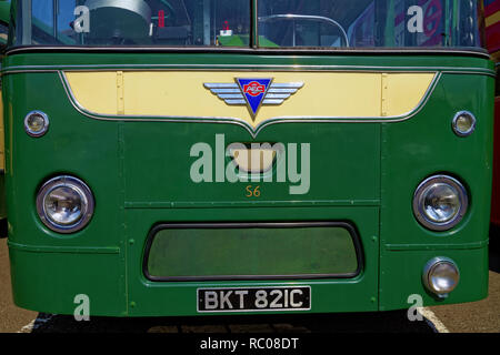 Autobus à impériale AEC (Associated Equipment Company) construit dans les années 1950 à Southall, Londres, Angleterre Banque D'Images