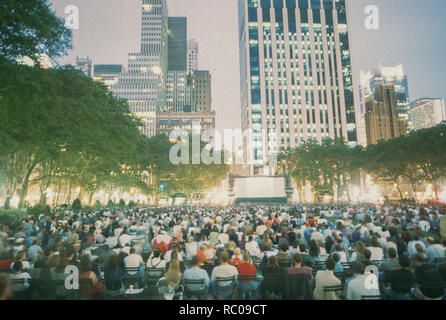 Festival du Film d'été, Bryant Park, New York, USA Banque D'Images