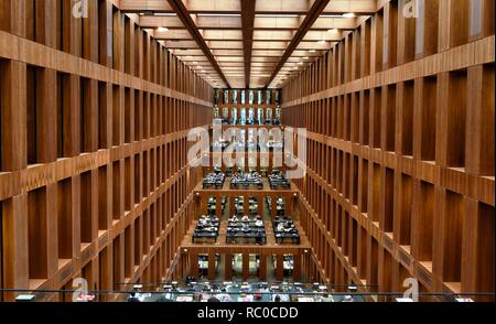 Jacob und Wilhelm Grimm Zentrum, la bibliothèque de l'université de Berlin Banque D'Images