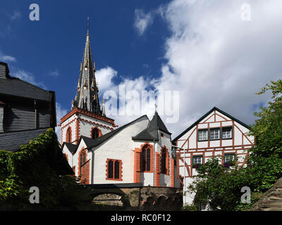 Église paroissiale Saint Martin, Alf, Mittelmosel, Landkreis Cochem-Zell, Rheinland-Pfalz, Deutschland, Europa | Eglise Saint Martin, Alf, dist Banque D'Images