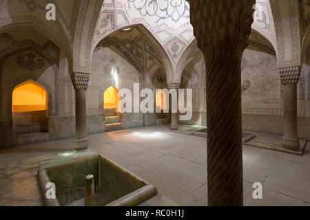 Le bain public de l'Arg de Karim Khan AKA Karim Khan's Fortress, situé à Shiraz, Iran. Banque D'Images