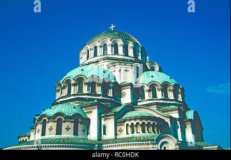 La Bulgarie Sofi St Alexander Nevski Cathedral Banque D'Images