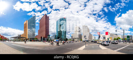La Potsdamer Platz, Berlin, Allemagne Banque D'Images