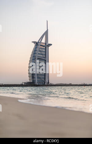 Dubaï, Émirats arabes unis - Octobre 2018 : le Burj el Arab Banque D'Images