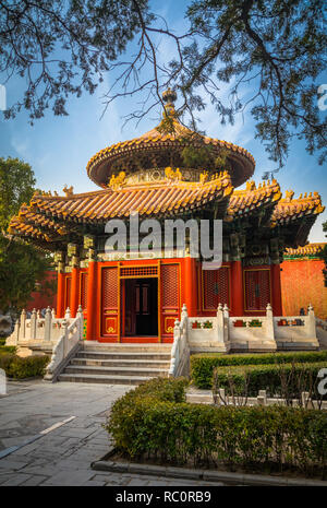 La Cité Interdite est un complexe de palais dans le centre de Pékin, Chine. Banque D'Images