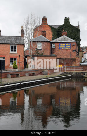 Bassin du Canal, Welshpool Powys, Banque D'Images