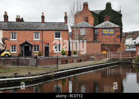 Bassin du Canal, Welshpool Powys, Banque D'Images