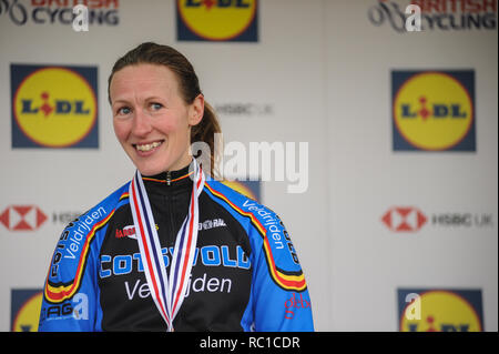 Cycloparc PPJ, Gravesend, Kent, UK, 12 janvier 2019. Royaume-uni HSBC Cyclo-Cross championnats. © David Partridge/Alamy Live News Banque D'Images