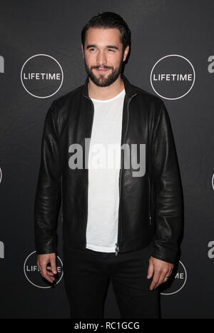 West Hollywood, Californie, États-Unis. 9 janvier 2019. Josh Bowman pendant le Lifetime Winter Movies Mixer. Crédit : Faye Sadou/AdMedia Banque D'Images