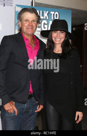 Palm Springs, CA, USA. Jan 11, 2019. PALM SPRINGS - jan 11 : Nels Van Patten, Nancy Valen au ''Walk to Vegas'' en première mondiale au centre de Richards pour les arts le 11 janvier 2019 à Palm Springs, CA Crédit : Kay Blake/ZUMA/Alamy Fil Live News Banque D'Images