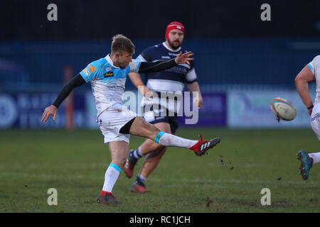 Nutts Park Arena, Coventry, Union UKRugby. action lors de la ronde 11 du championnat match joué entre Coventry rfc et Doncaster Knights rfc au Butts Park Arena, Coventry. ©Phil Hutchinson / Alamy Live News Crédit : Phil Hutchinson/Alamy Live News Banque D'Images