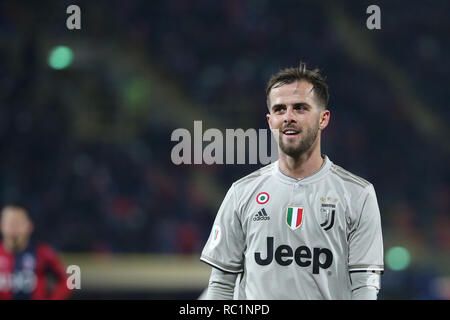 Bologne, Italie. 12Th jan 2019. football, COPIE ITALIE BOLOGNE 2018-2019 TIM - JUVENTUS 0-2 dans la photo : Crédit photo : PJANIC Indépendant Agence/Alamy Live News Banque D'Images