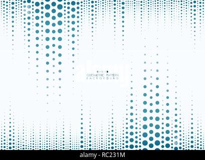 Résumé de Blue Circle line pattern contexte géométrique verticale, vector eps10 Illustration de Vecteur