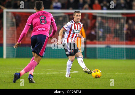 12 janvier 2019, Bramall Lane, Sheffield, Angleterre ; Sky Bet Championship, Sheffield United vs Queens Park Rangers ; Credit : Craig Milner/News Images images Ligue de football anglais sont soumis à licence DataCo Banque D'Images