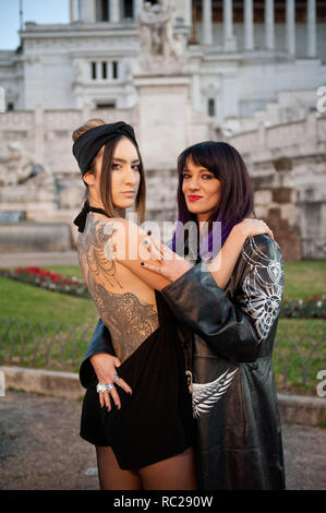 Asia Argento prend part à Marco Manzo's exposition au musée Vittoriano à Rome en vedette : Asia Argento Où : Rome, Italie Quand : 10 Déc 2018 Crédit : IPA/WENN.com **Uniquement disponible pour publication au Royaume-Uni, USA, Allemagne, Autriche, Suisse. Aucune utilisation Web** Banque D'Images