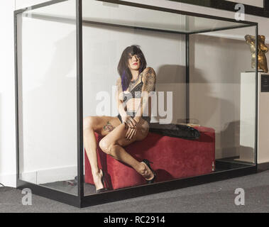 Asia Argento prend part à Marco Manzo's exposition au musée Vittoriano à Rome en vedette : Asia Argento Où : Rome, Italie Quand : 10 Déc 2018 Crédit : IPA/WENN.com **Uniquement disponible pour publication au Royaume-Uni, USA, Allemagne, Autriche, Suisse. Aucune utilisation Web** Banque D'Images
