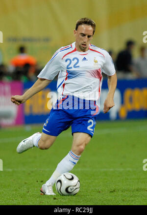 Allemagne Leipzig Zentralstadion 18.06.2006, la Coupe du Monde de la FIFA, Allemagne 2006, la France contre la Corée du Sud 1:1 --- Franck Ribery (FRA) Banque D'Images