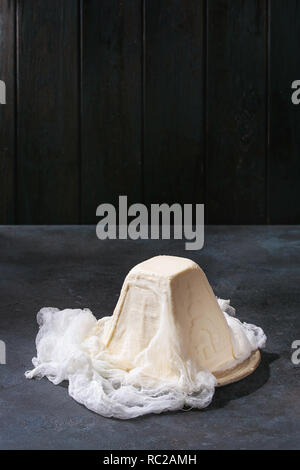 Paskha dessert fromage cottage Banque D'Images