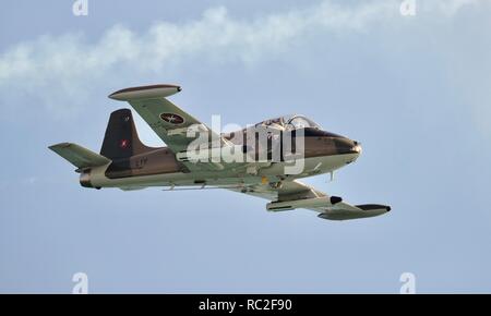 167 BAC Strikemaster effectuant au Bournemouth 2018 Air Festival Banque D'Images