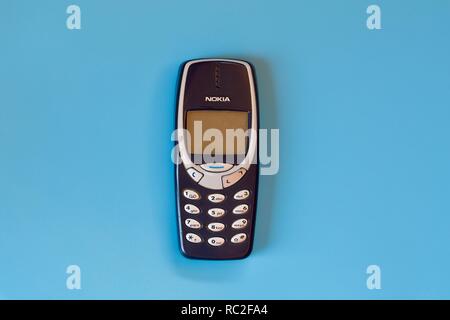 Téléphone mobile Nokia série 3000 Banque D'Images