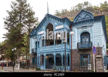 BORJOMI (GÉORGIE) - 26 septembre 2018 : Chambre des Mirza-Riza-Khan est le monument architectural du 19ème siècle, l'un des symboles de la ville de Borjomi Banque D'Images