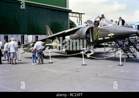 Harrier GR3 avion à Cosford RAF 1995 Banque D'Images