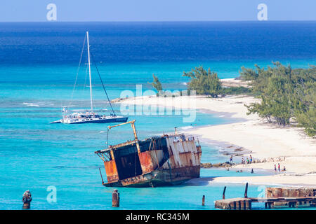 Grand Turk, Îles Turques et Caïques visiter sur P&O Arcadia lors d'une croisière de Noël et Nouvel An. Banque D'Images