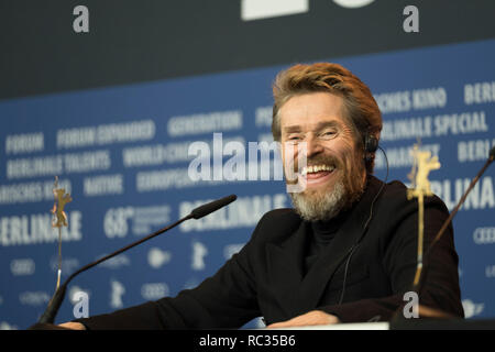 Willem Dafoe - Pressekonferenz, Berlinale 2018, 20. Februar 2018, Berlin Banque D'Images