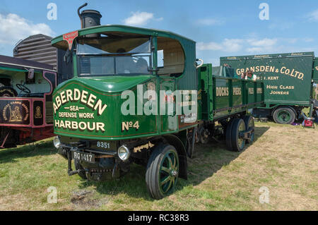 L'Aberdeen Docker wagon sentinelle à vapeur Preston Rally, Kent, Angleterre Banque D'Images