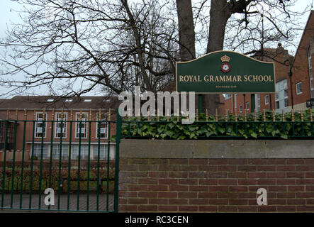 Royal Grammar School, Guildford, Surrey, UK Banque D'Images