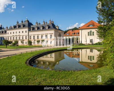 Le château de Pillnitz en été Banque D'Images