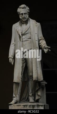 Bartolomeo Panizza (1785-1867). Né anatomiste italien à Vicenza. Statue. InUniversity Cour de Pavie. L'Italie. Banque D'Images