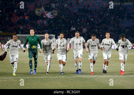 Bologne, Italie. 12Th jan 2019. football, COPIE ITALIE BOLOGNE 2018-2019 TIM - JUVENTUS 0-2 dans l'image : Juventus : Crédit Photo Agency indépendante/Alamy Live News Banque D'Images