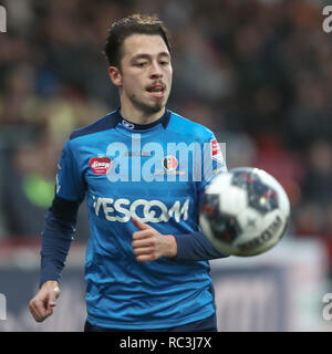 VELSEN , 13-01-2018 , Telstar - Helmond Sport , Rabobank IJmond Stadion , Football , Keuken Kampioen Divisie , saison 2018 / 2019. Helmond Sport player Joeri Poelmans (capitaine) pendant le match Telstar - Helmond Sport (1-1) Banque D'Images