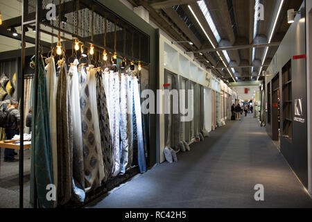 Impressions des plus grandes sociétés internationales dans le salon international de la maison et textiles et du contrat la référence mondiale pour la qualité de la conception de la mission d'en Allemagne Banque D'Images