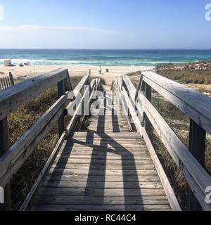 Florida Beach Boardwalk à Panama City Beach Banque D'Images