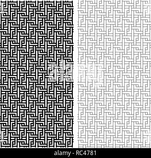 Tissu chinois sans motif de ligne, vector art design Illustration de Vecteur