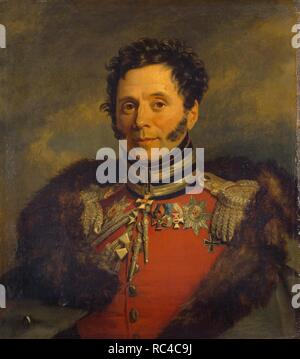 Portrait du général Nikolaï Ivanovitch Depreradovich (1767-1843). Musée : Etat de l'Ermitage, Saint-Pétersbourg. Auteur : DAWE, GEORGE. Banque D'Images