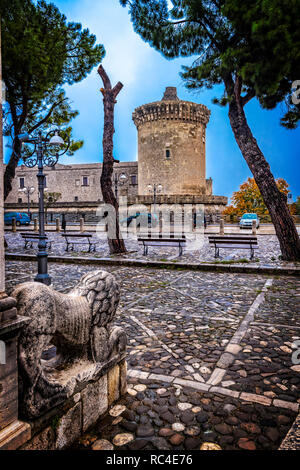 Italie Basilicate Venosa Château ducal du Balzo Banque D'Images