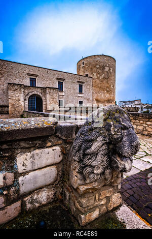 Italie Basilicate Venosa Château ducal du Balzo Banque D'Images