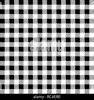 Nappe blanche et noire motif. Vector illustration. Damier transparent. Illustration de Vecteur